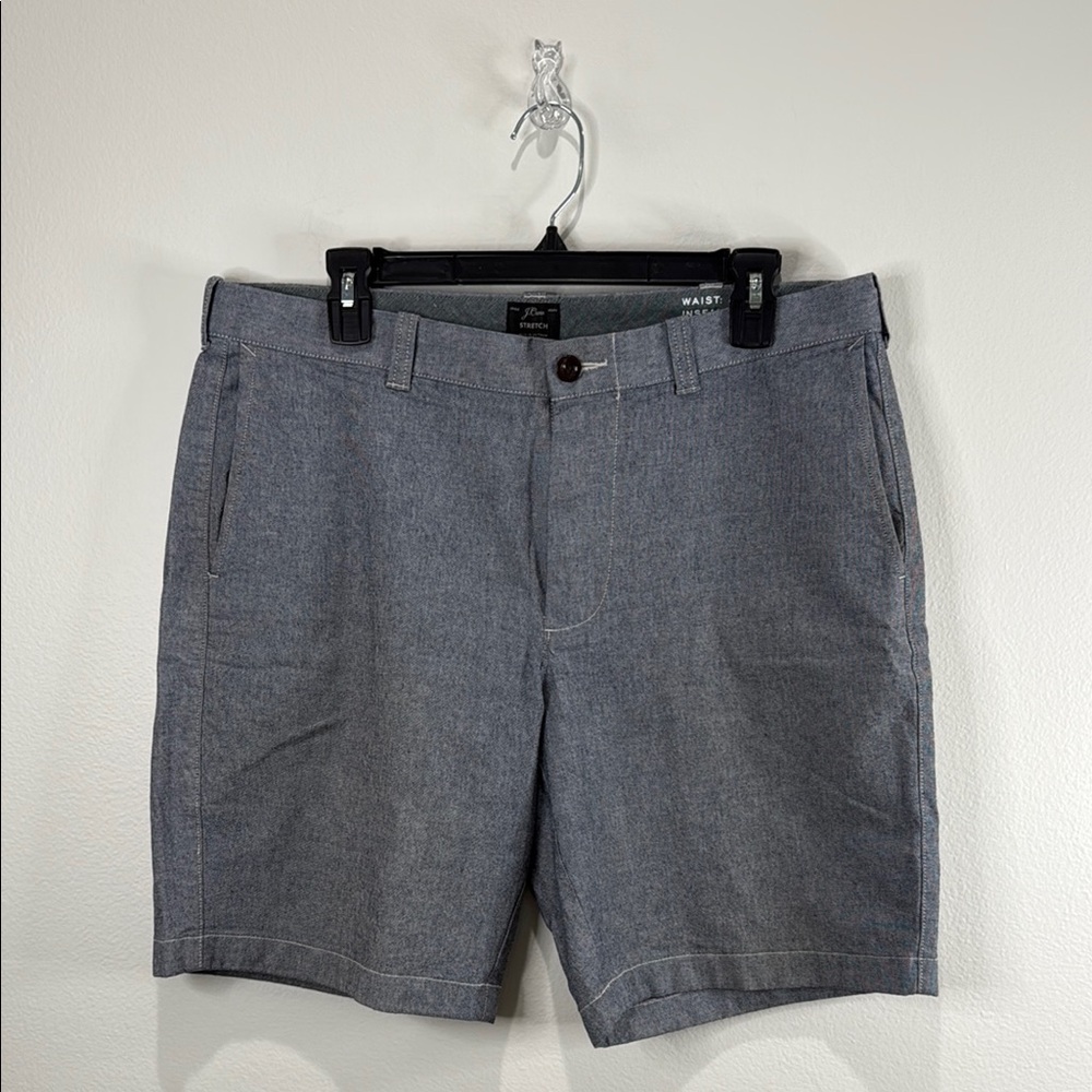 J. Crew Gray Flat Front Shorts Lightweight Casual